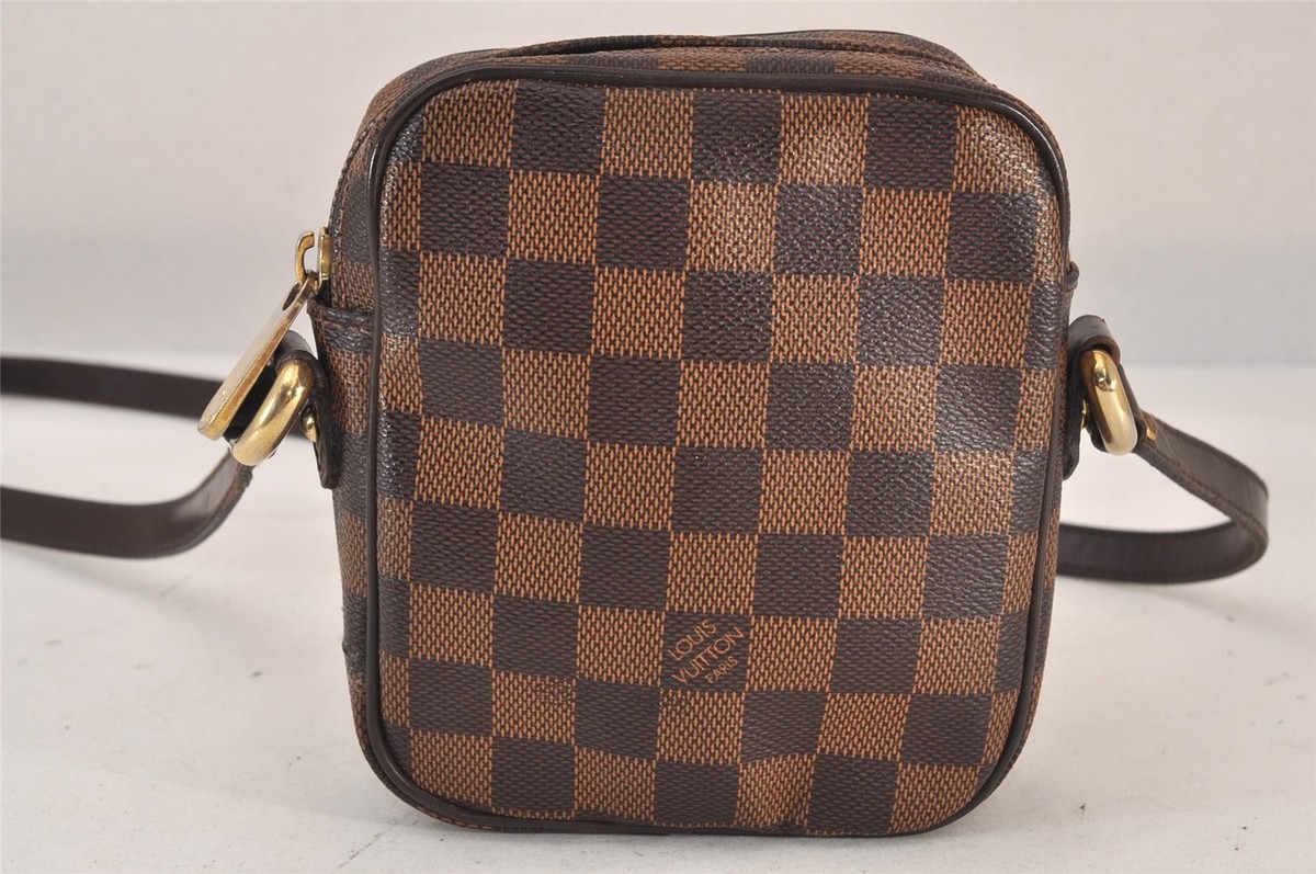 Authentic Louis Vuitton Damier Rift Shoulder Cross Body Bag N60009