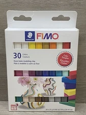 Staedtler FIMO soft Polymer Clay - Oven Bake Clay, 30 Pieces, Assorted Colors
