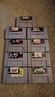 Super Nintendo Snes Video Games Mixed Title/Genres Lot Of 9