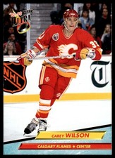 1992-93 Ultra !!!!!! Carey Wilson Calgary Flames #272