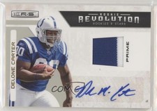 2011 Rookies & Stars Materials Prime Signatures 23/25 Delone Carter #26 Auto pn1