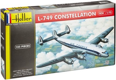 Heller 80310'' L-749 Constellation Air France Model Kit, 1:72 Scale