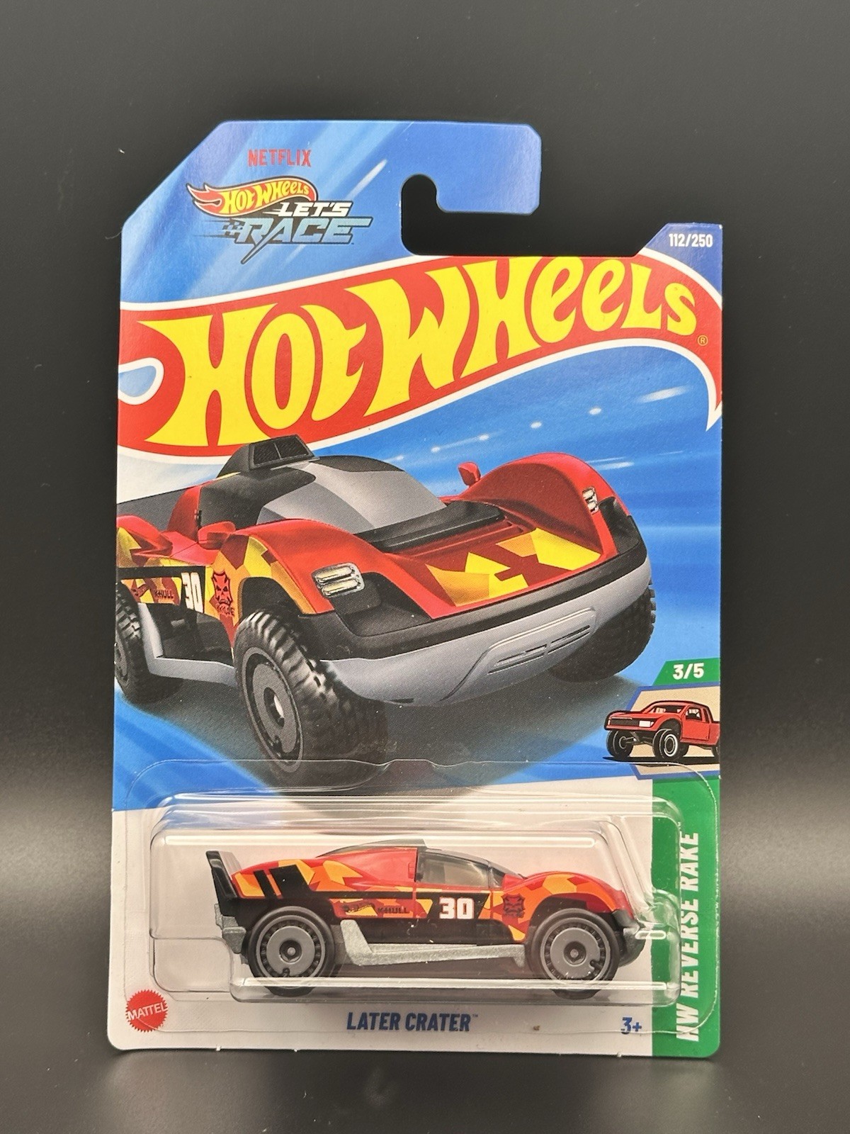 ✅Hot Wheels Later Crater Hw Reverse Brake 2025 112/250