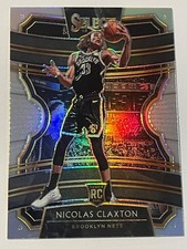 2019-20 Panini Select Nicolas Claxton Silver Concourse Rookie Prizm #59 Nets