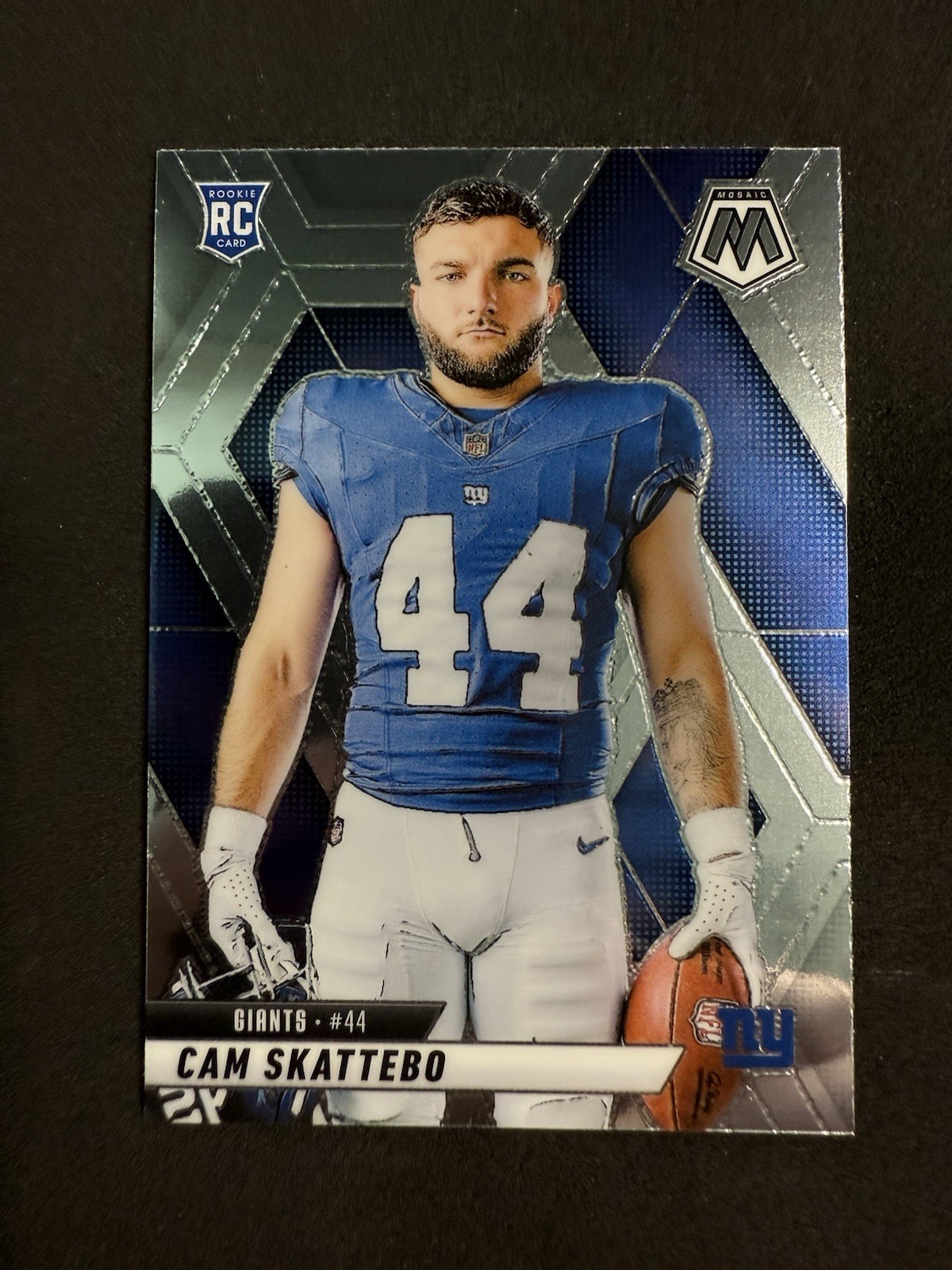 2025 Panini Mosaic Cam Skattebo #271 Image Variation NY Giants (B)