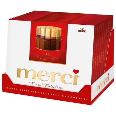 (19,99 /1kg) Storck Merci Große Vielfalt, 10 Packungen je 250g