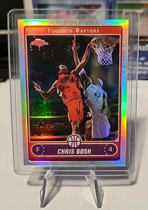 2006-07 Topps Chrome Refractor Chris Bosh #74 MT