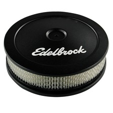 Edelbrock Air Cleaner Pro-flo Black 10 Round With 2 Paper Element Edelbrock Air Cleaner Pro-flo Black 10 Round With 2 Paper Element