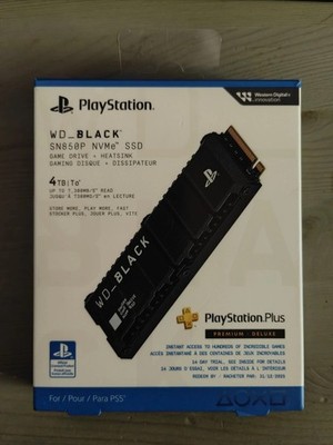 WD BLACK SN850P NVMe SSD mit Heatsink für PS5-Konsolen, 4 TB *NEUWERTIG*