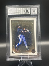 1998 SP Authentic - Sheer Dominance Alex Rodriguez #SD11 Gold /2000 BGS 10 Auto