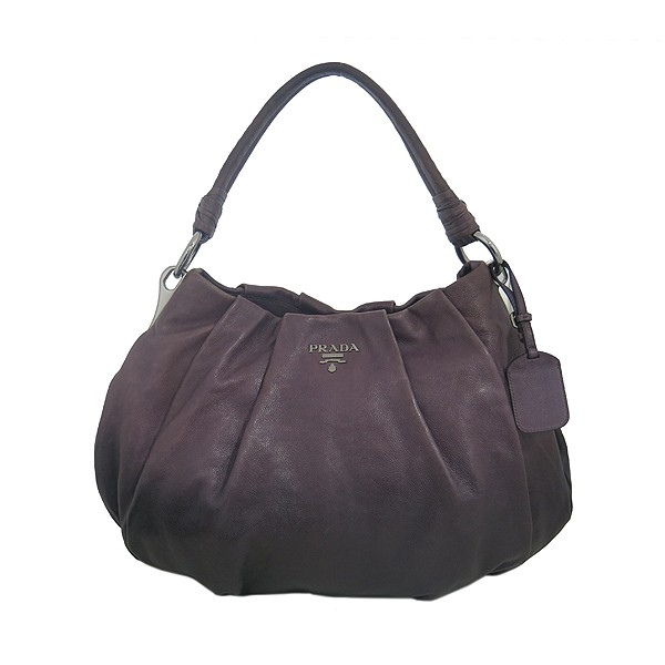 Prada BR4010 purple gradient shoulder bag with silver logo