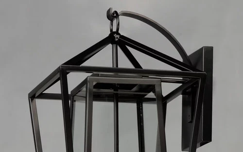 Maxim Artisan 3-Light Outdoor Wall Lantern in Black - Picture 3 of 4