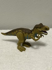 T-Rex Dinosaur 7 in Figure Makes Roaring Sound When Its Left Arm Is Pulled Down