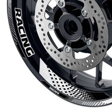 For Triumph STREET CUP 17-19 18 Racing Wheel Rim Stickers 17 inch GP07 White