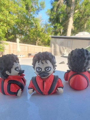 MICHAEL Jackson THRILLER Limited Edition ZOMBIE DUCK JEEP  DUCKING Fan-made 3d