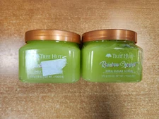 2 Pk:  Tree Hut Rainbow Sherbet Shea Sugar Scrub, 18 oz ea   E6D
