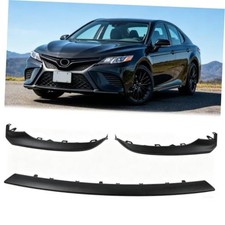 Front Bumper Lower Grille Trim Molding Fit For Toyota Camry SE XSE Matte Black