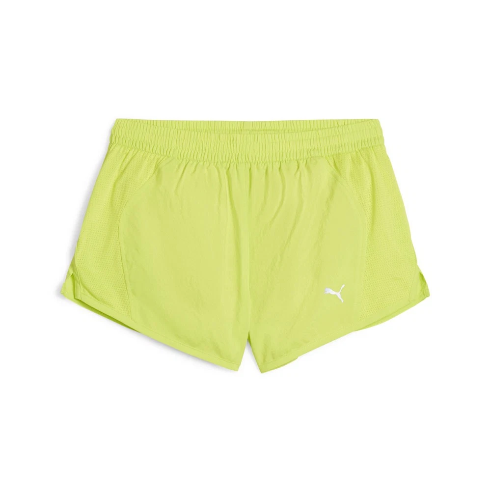 Pantaloncini sportivi da corsa PUMA Run Favorite Velocity 3 pollici da donna verdi casual a