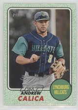 2017 Topps Heritage Minor League Edition Green 15/50 Andrew Calica #109 5i1