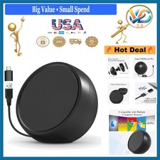 USB Computer Speakers for Laptop PC Stereo Sound Bass Control Black
