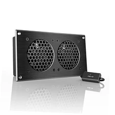  AIRPLATE S5, Quiet Cooling Fan System 8" with Speed Control, for Dual 80 Black