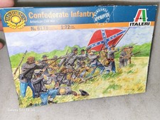 Italeri Civil War Confederate Infantry Soldier Figures 1/72 6178