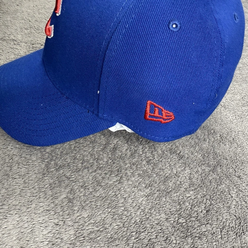 Gorra gorra Chicago Cubs para hombre talla M/L azul New Era 39thirty elástica ajustada MLB Foto 3 de 4