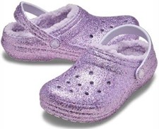 Classic Lined Chunky Glitter Clog Girls Kids BRAND NEW sz c11-13  J2-J6 212341