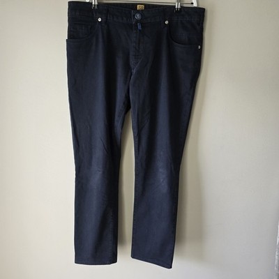M5 By Meyer Chino Men's Navy Blue Chinos Trousers Waist 35 Leg 34