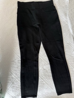 Women s SPANX 4 Pocket Skinny Jeans in Ponte Black Sz Small