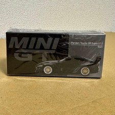 Rare MINI GT Pandem Toyota GR Supra Black 1/64 Scale [Age 13+]