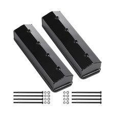 Center Bolt Valve Covers Black For Chevy 350 305 Vortec Sbc Engine Rsrv19866