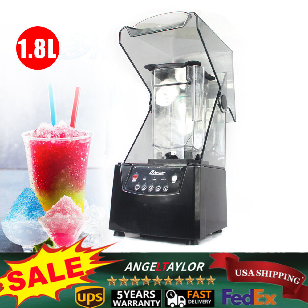1.8L 2600W Commercial Smoothie Blender for Juice Ice Crushing  