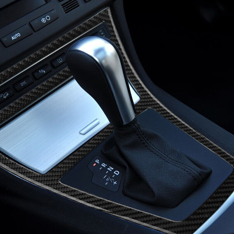 Carbon Fiber Look Gear Shift Frame Cover Trim For BMW X3 E83 2004-2010 – Easy Stick-On Upgrade