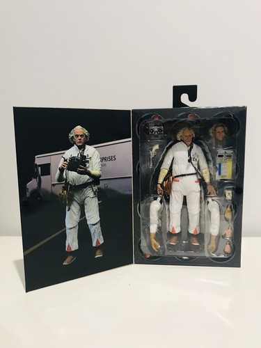 Back to the Future Doc Brown Hazmat Suit 1985 Ultimate 7-Inch Action Figure New - Bild 1 von 11