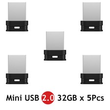 5x32GB Flash Drives Mini USB2.0 Drive Thumb Pen Drive Memory Stick for PC/Laptop