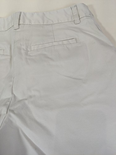 JONES NEW YORK Wmn/Jr Petite Beige Mid Rise Reg Stretch Bermuda Chino Shorts s4P - Picture 10 of 12
