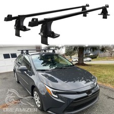 54 Top Roof Rack Cross Bars Cargo Luggage Carrier Lock For Toyota Corolla Sedan