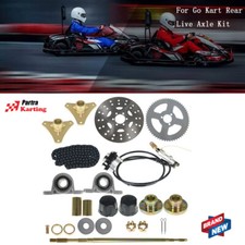Go Kart Rear Live Axle Kit Sprocket Hub Brake Assembly Chain Sprocket T8F 58T