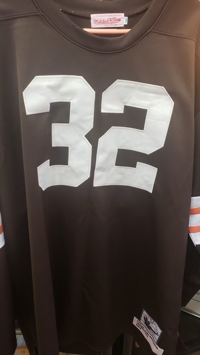 Mitchell & Ness フットボールシャツ　40M Authentic Mitchell & Ness NFL Cleveland Browns Jim Brown Football