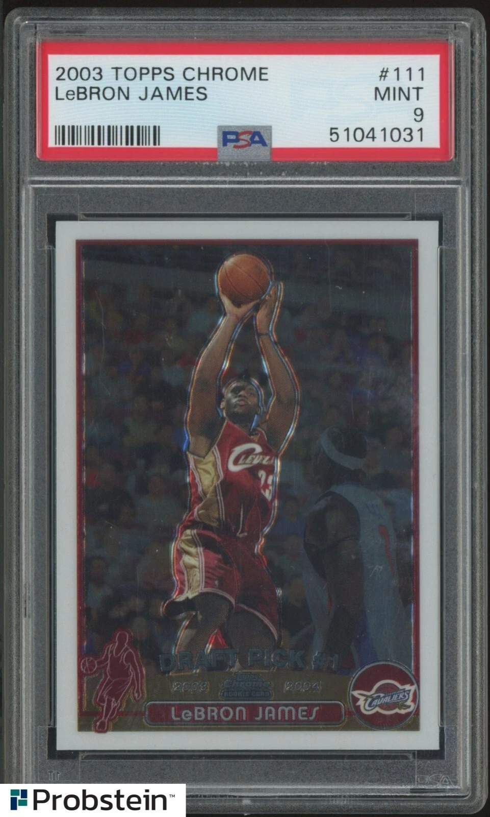 Lebron James trading card