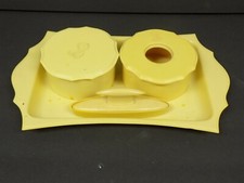 Vintage 4 Pc. Pyralin Celluloid Vanity Dresser Set