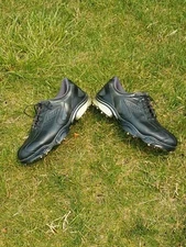 Mens 10 Footjoy Golf Shoes Cleats Black 53295