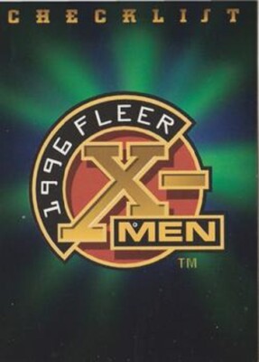 FLEER ULTRA X MEN 1996 CHROME SINGLE / BASE / BASIC CARD 1 TO 100 READ CHOOSE