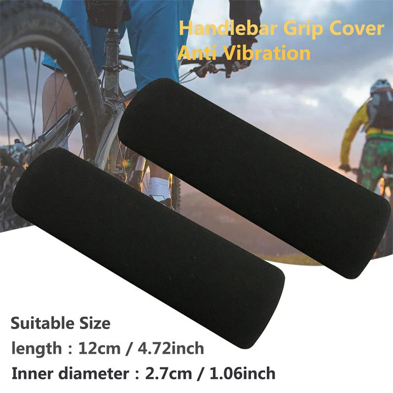 Motorcycle Foam Anti Vibration Comfort Handlebar Grip Covers Anti-slip Protector - Image 4 of 4