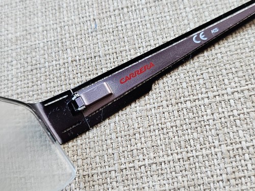 Carrera Men Eyeglasses Frame Black/Gray Tone Half Rim Glasses CA7548 53[]18 140 - Picture 11 of 13