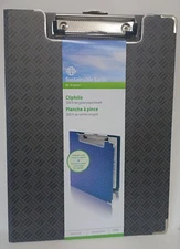 Sustainable Earthby Staples Clipfolio Black Letter Size  3 Pack   Free Shipping