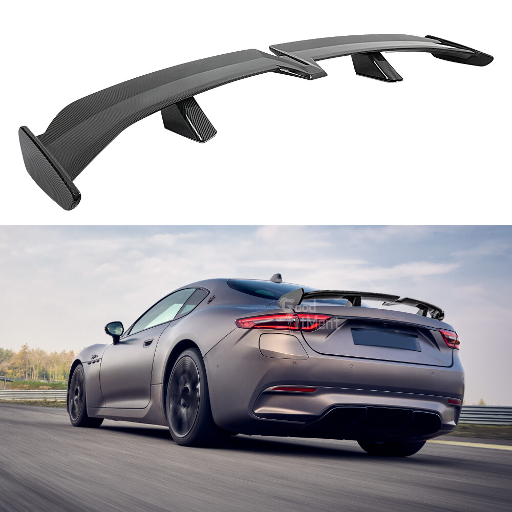 For Maserati GranTurismo 2008-2019 54'' Rear Spoiler Wing Carbon Fiber PRO Style