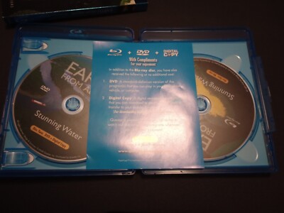 Earth From Above Stunning Water Blu-ray DVD Digital Copy w