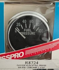 1 New Isspro R8724 Gauge Elecfual Press 100 Psi Chrome 2 116